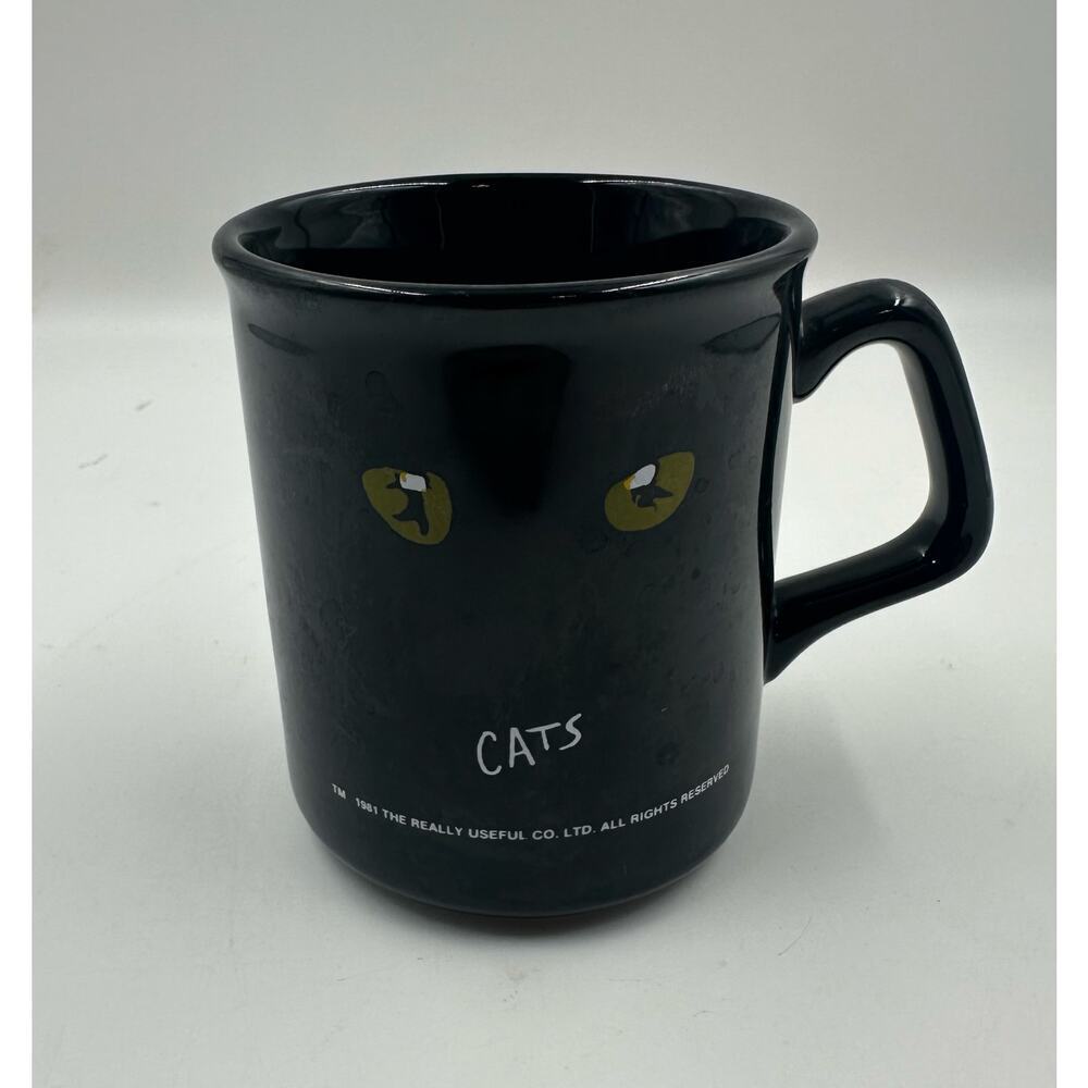 1981 Cats Broadway - Coffee Cup Mug - Ceramic Musical Theater Souvenir
